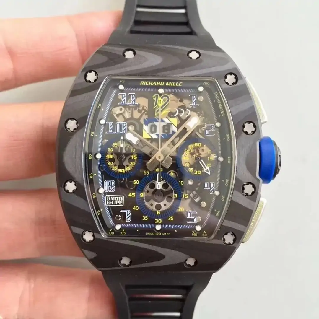 Richard Mille RM-011 KV Factory Rubber Strap