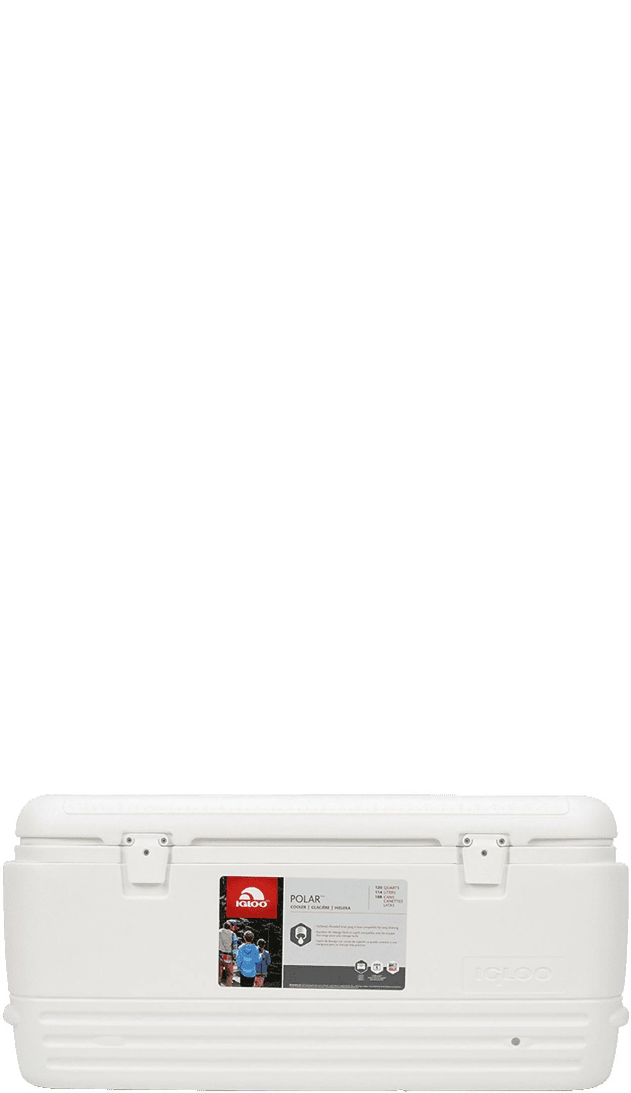 120 qt. Quick Cool Polar Ice Chest Cooler, White(120-Quart) - Image 3