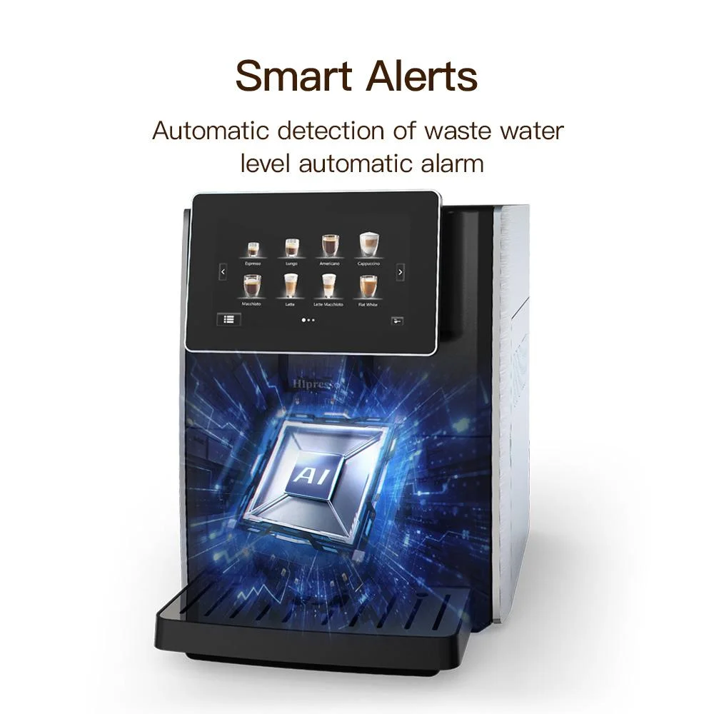 Hipresso CM - 1001 Programmable Super - Automatic Espresso Coffee Machine with Large 7 in HD TFT Display