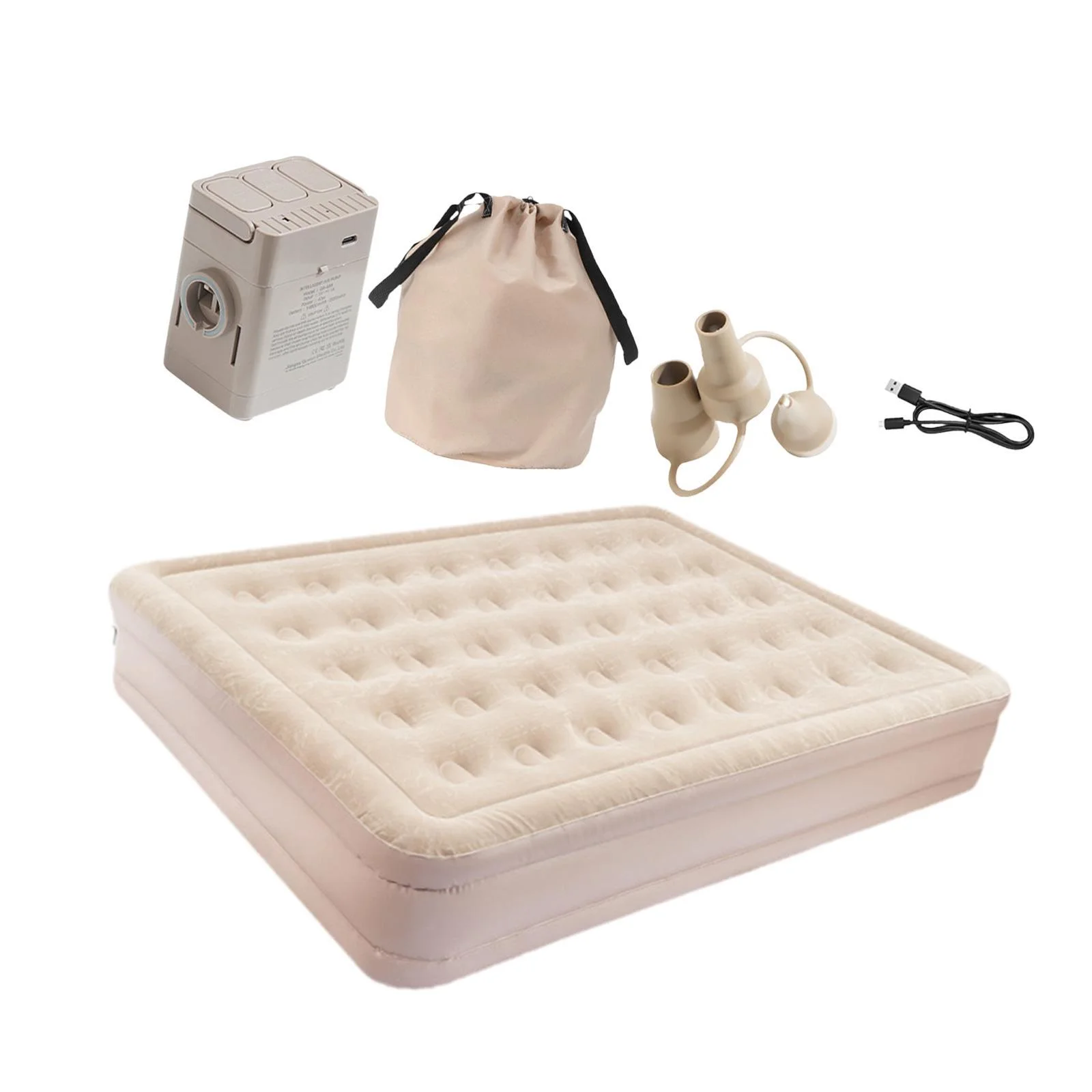 Air Mattress Airbed Camping Mat Lightweight with Air Pump with Carry Bag Camping - Image 4