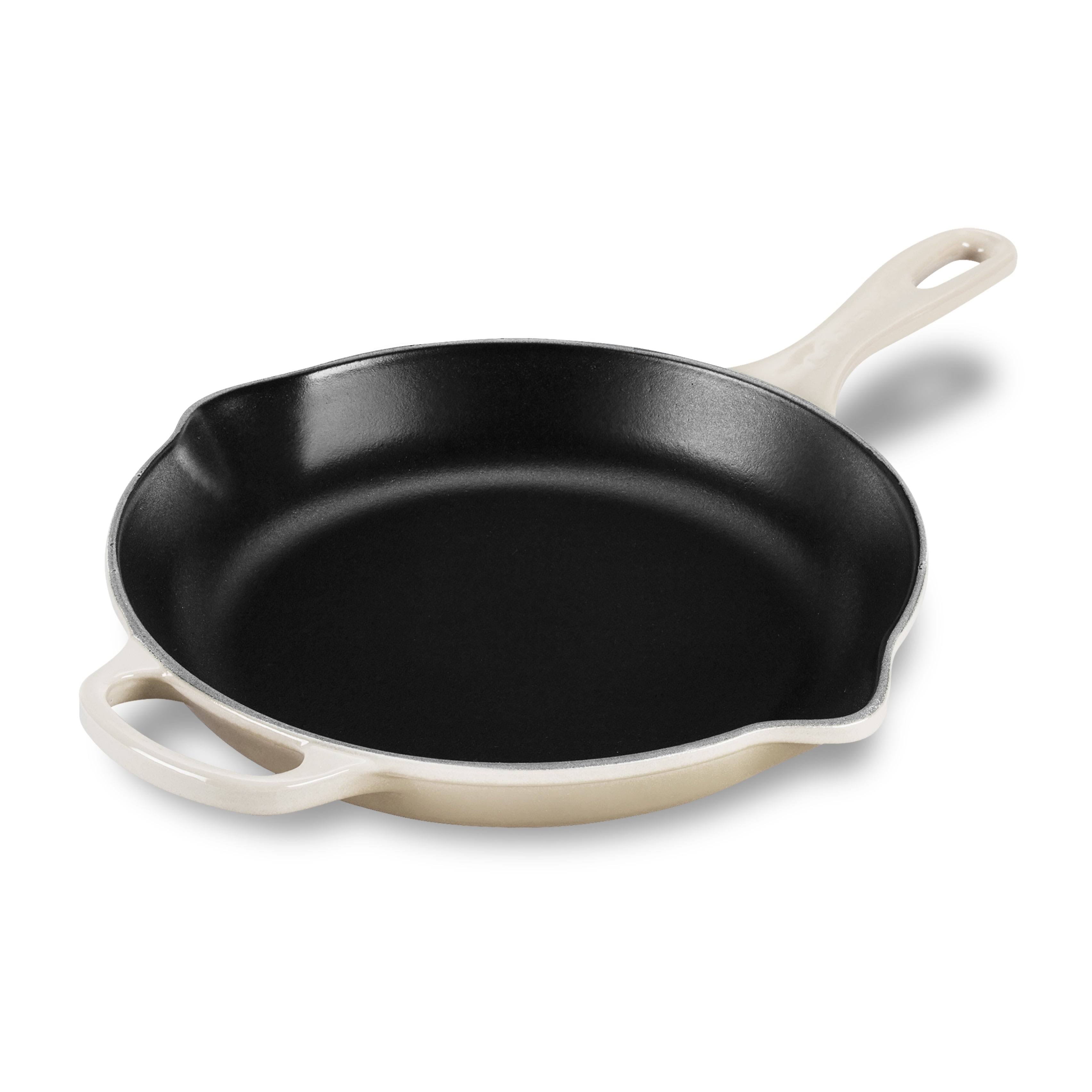 Le Creuset 10.25 inch Signature Iron Handle Skillet - Meringue