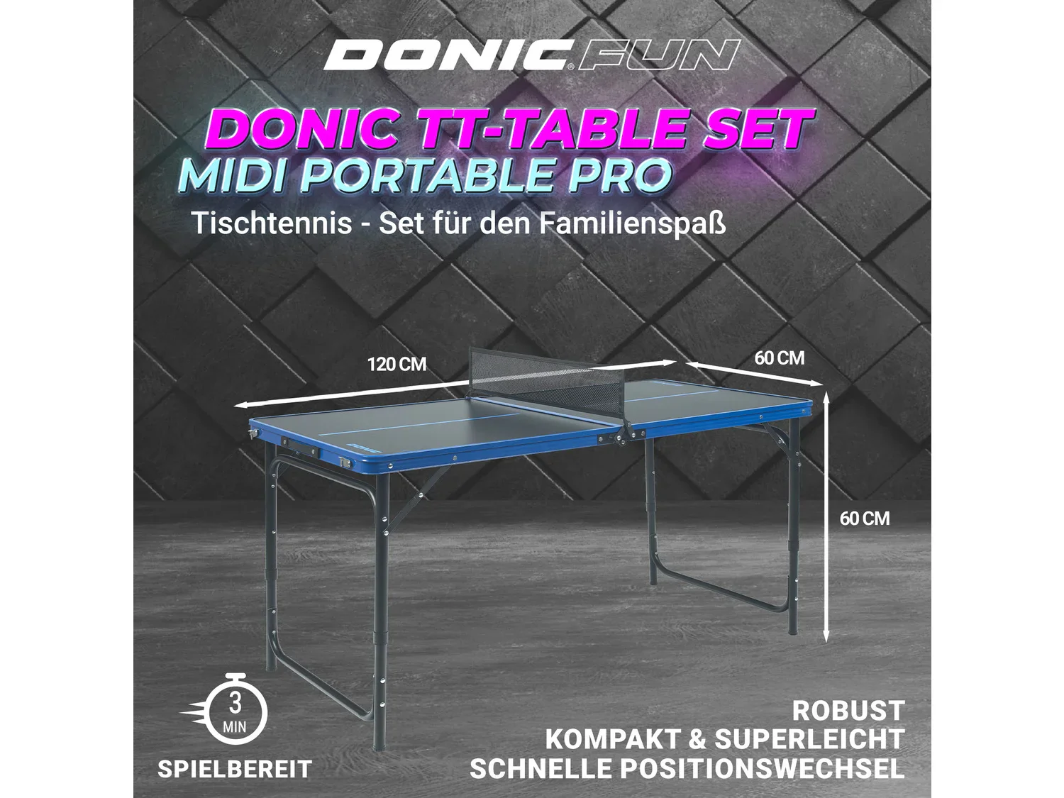 DONIC Table de ping-pong