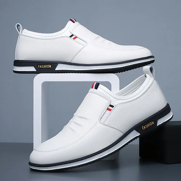Chaussures décontractées en cuir pour hommes