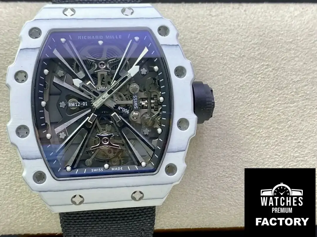 Richard Mille RM12-01 Tourbillon RM Factory White Carbon Fiber Bezel