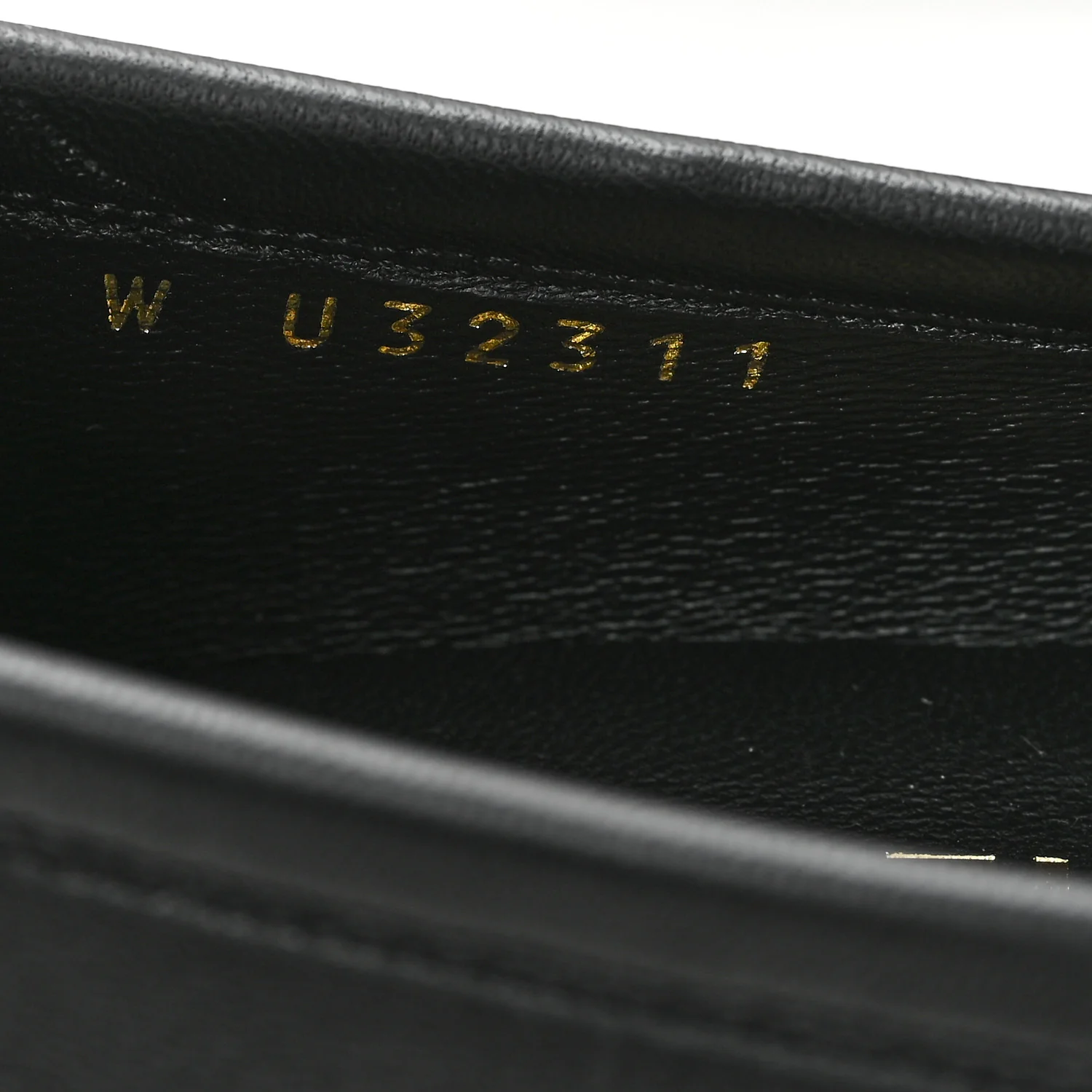 Calfskin Womens Stitched CC Loafers 36 Black
