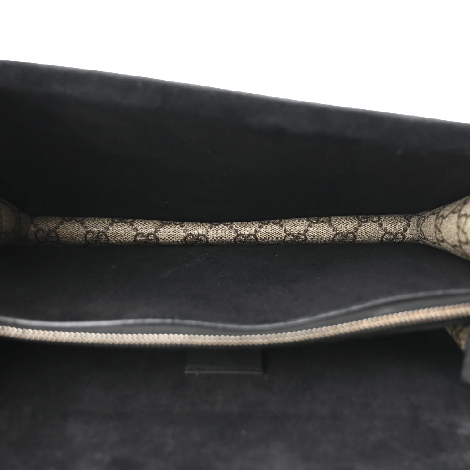 GG Supreme Monogram Crystal Small Dionysus Shoulder Bag Black