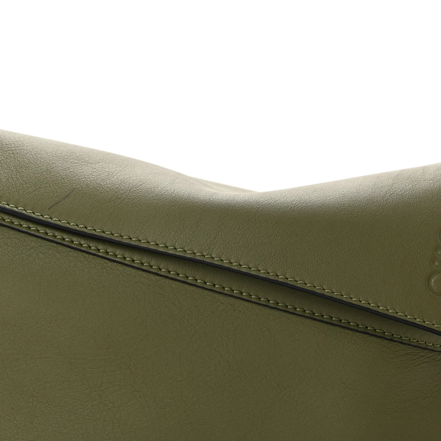 Calfskin Puzzle Hobo Avocado