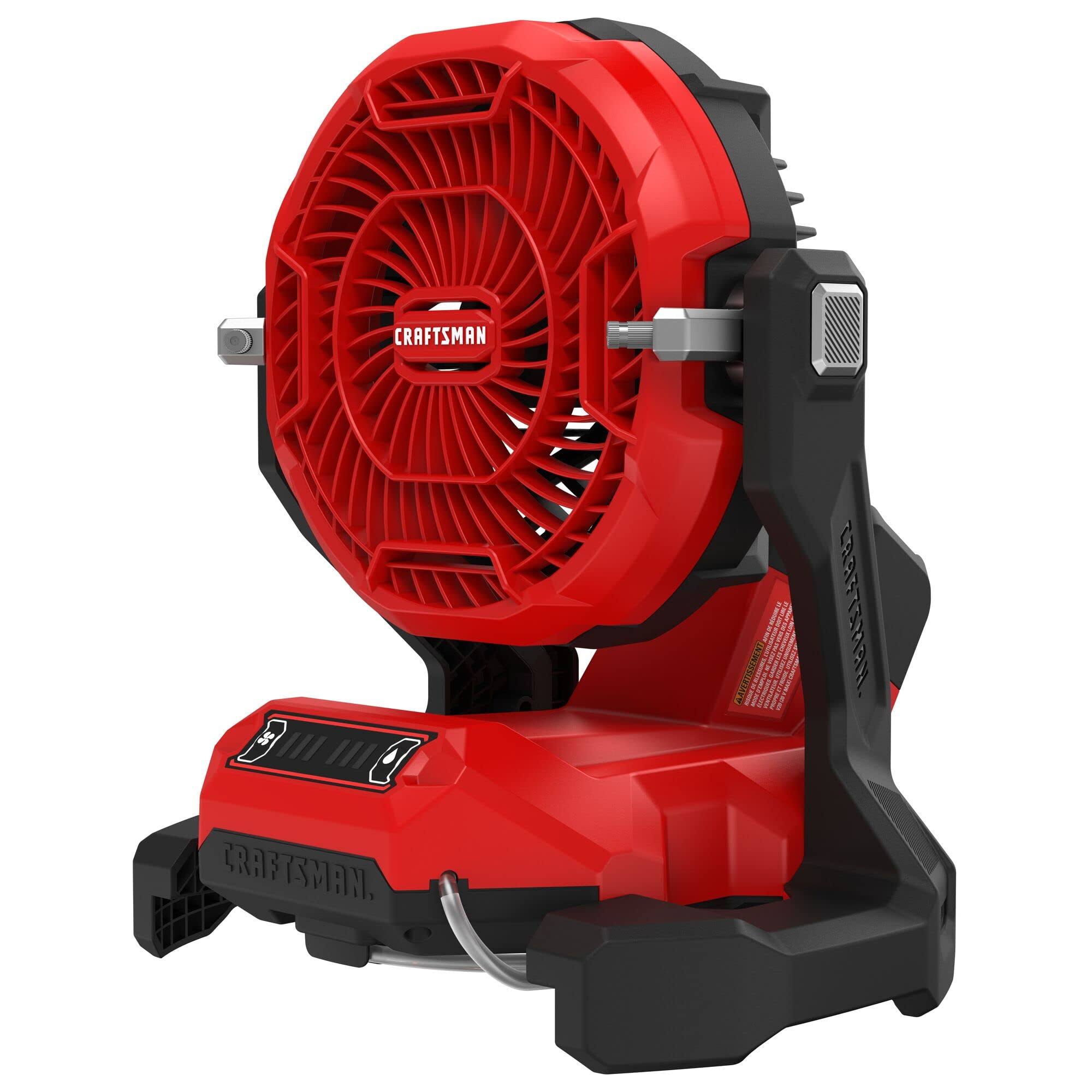 Craftsman V20 10 in. H 3 Speed Misting Fan Tool Only