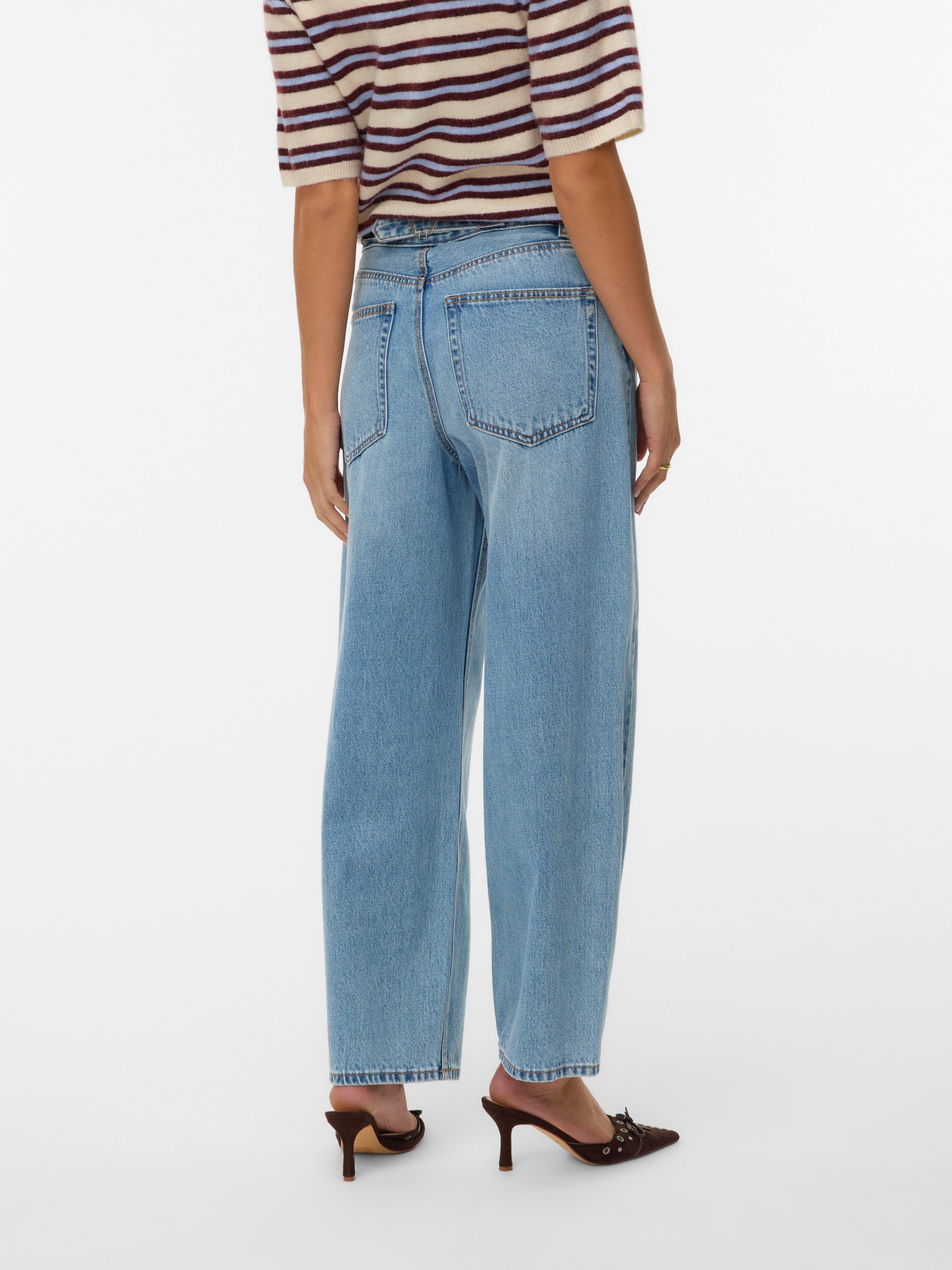 VERO MODA® VMZELDA High rise Barrel Fit Jeans