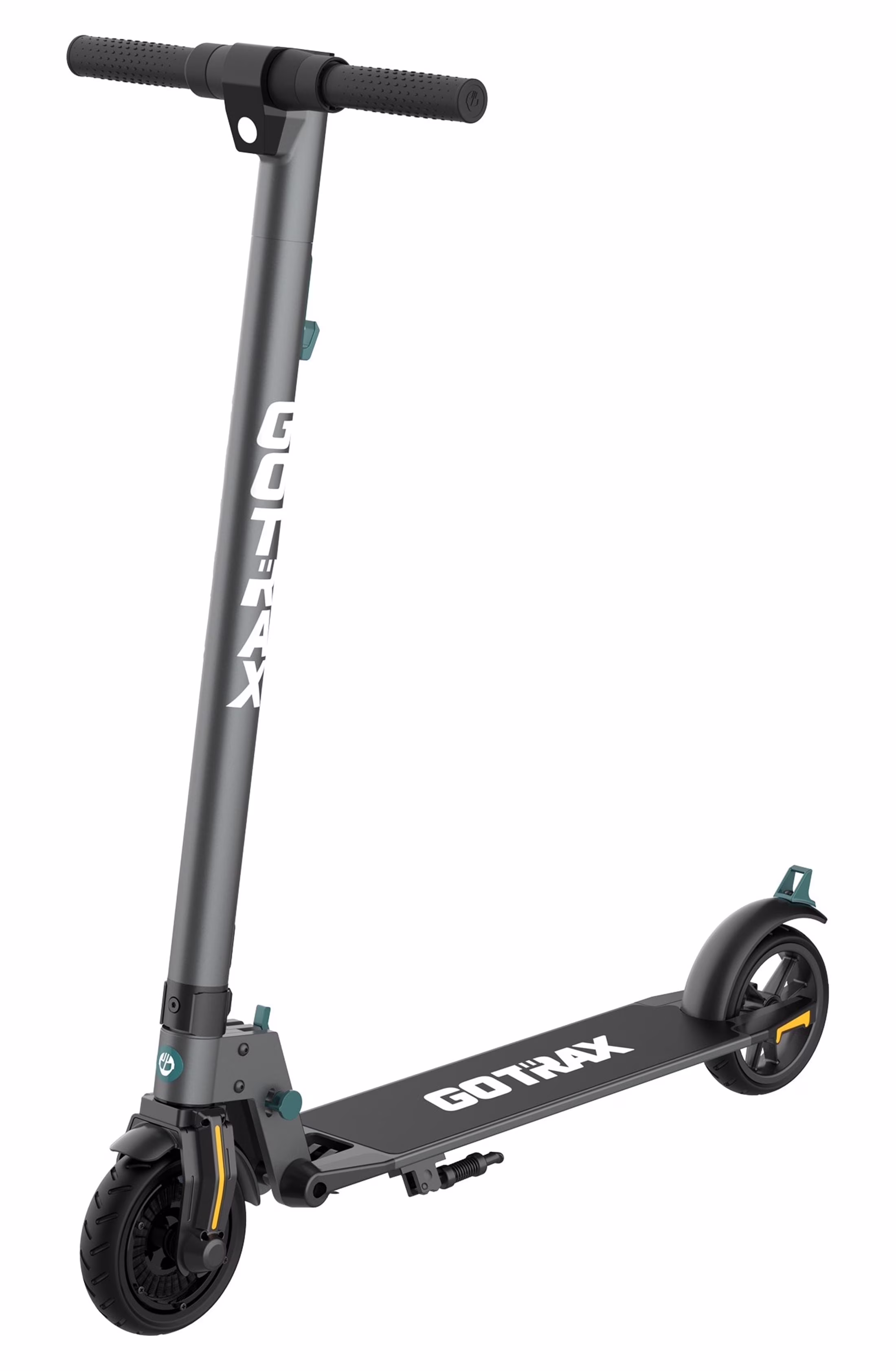G2Plus Foldable Electric Scooter for Adult Teens Age of 8+ with 6" Tires, 200W 12mph, Gray(Black)