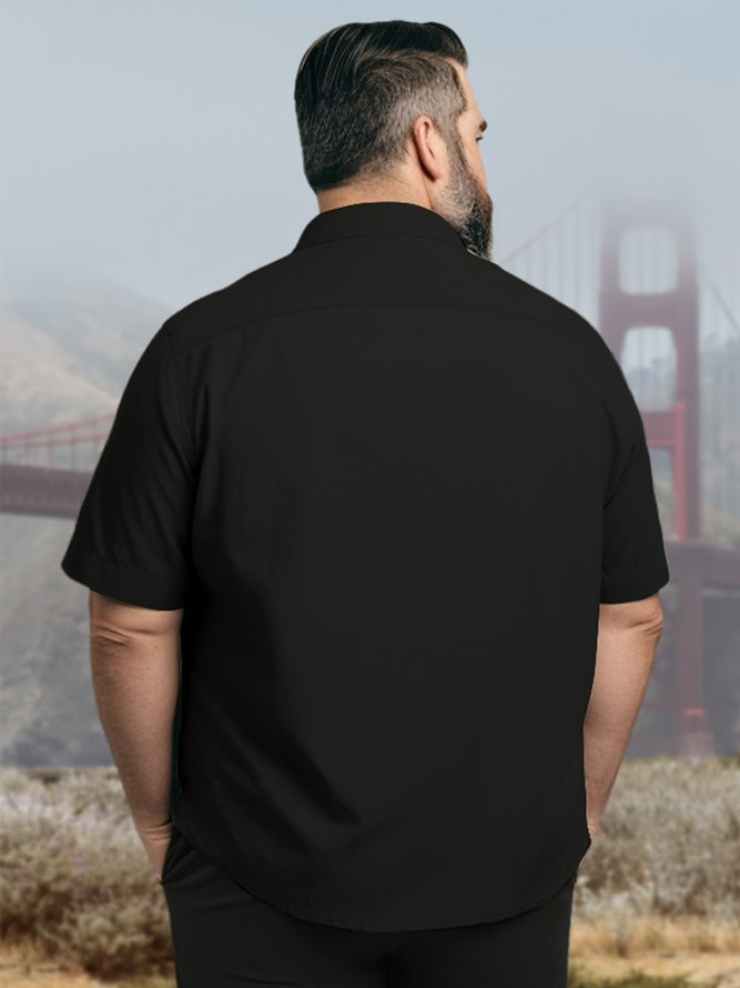 Chemise hawaïenne décontractée à manches courtes pour homme, grandes tailles, modèle 008
