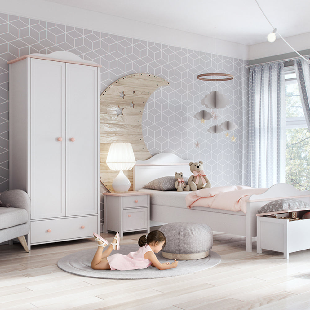 by fonQ Silda Kledingkast - Hanggedeelte - Blush