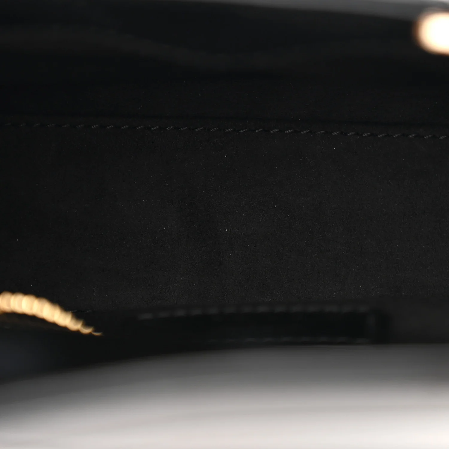 Patent Cannage Mini Lady Dior Black