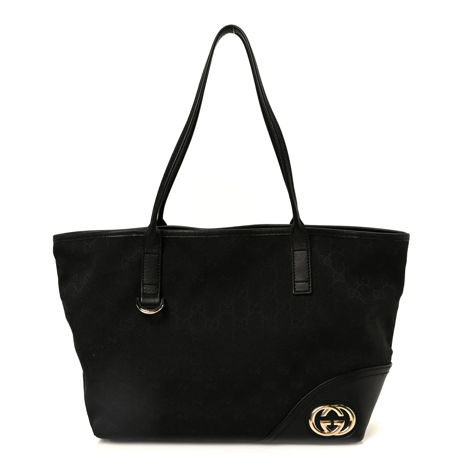 Monogram Medium New Britt Tote Black