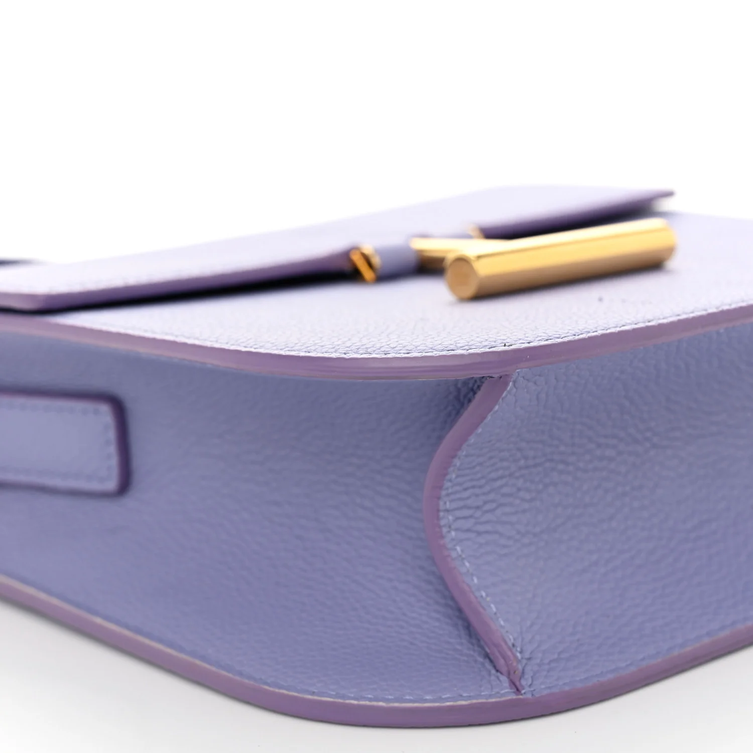 Calfskin Mini T Clasp Tara Crossbody Bag Hyacinth