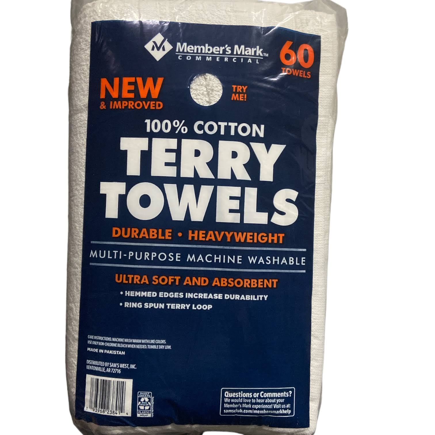 Member's Mark 100% Cotton Terry Towels 14