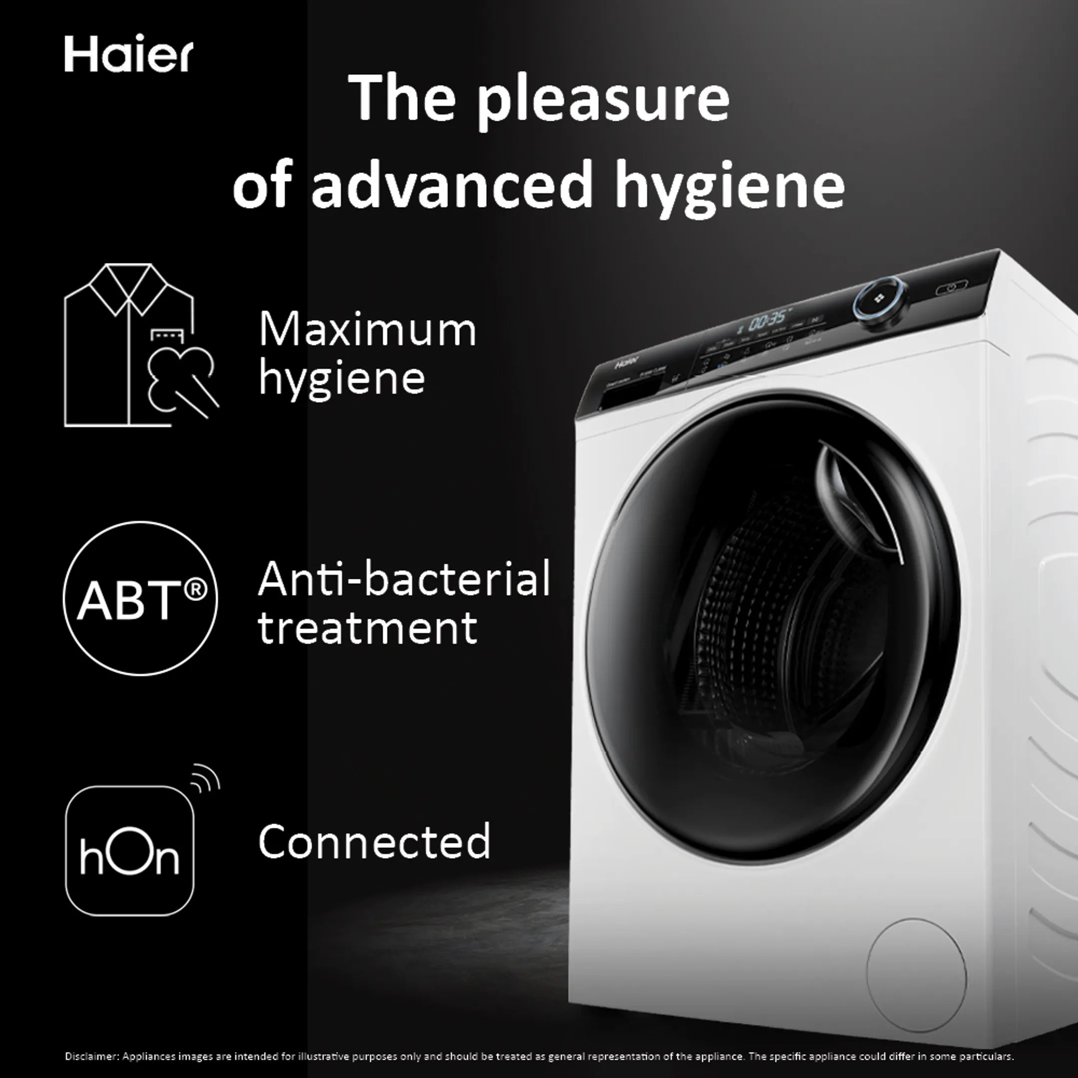 Haier Wasmachine HW80-B14959EU1DF Irefresh Connected