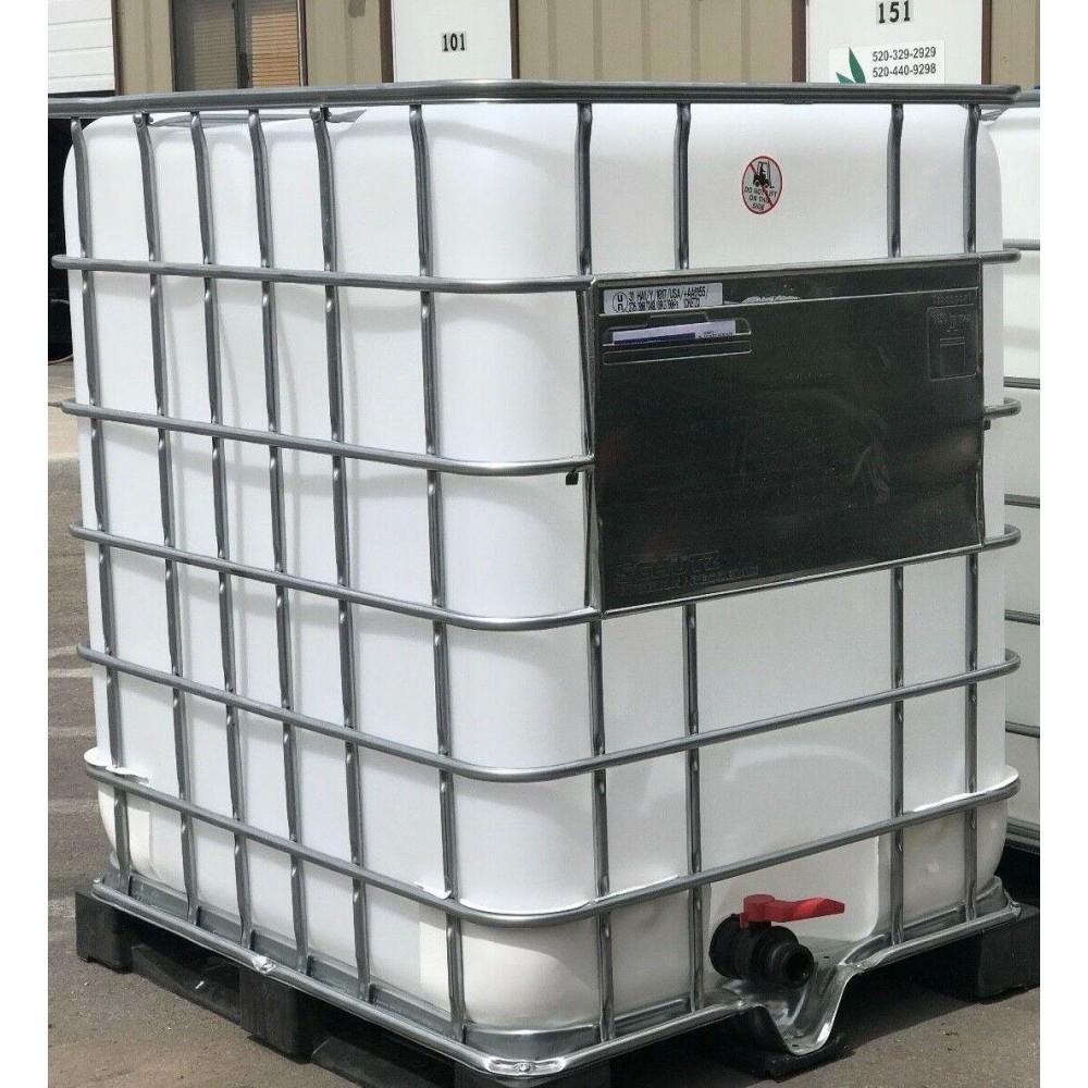 Conteneur IBC de qualité alimentaire de 330 gallons | Conteneur pour eau potable et récupération d'eau de pluie