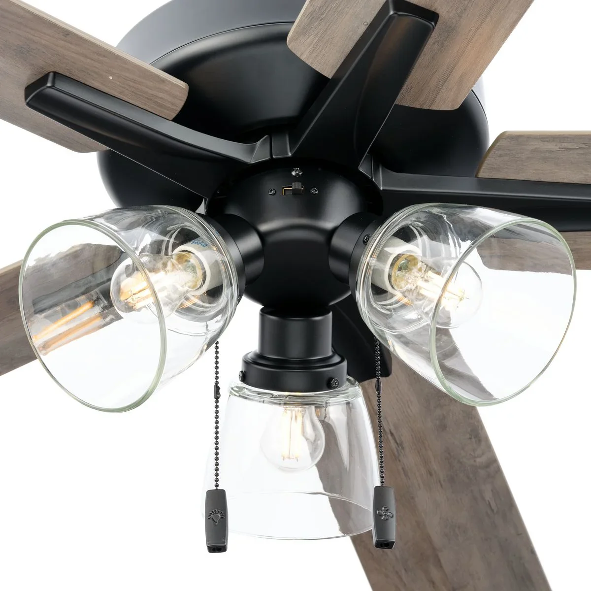 Better Homes & Gardens 52 Bronze Transitional Ceiling Fan, 5 Reversible Blades, 3 LED Bulbs Included