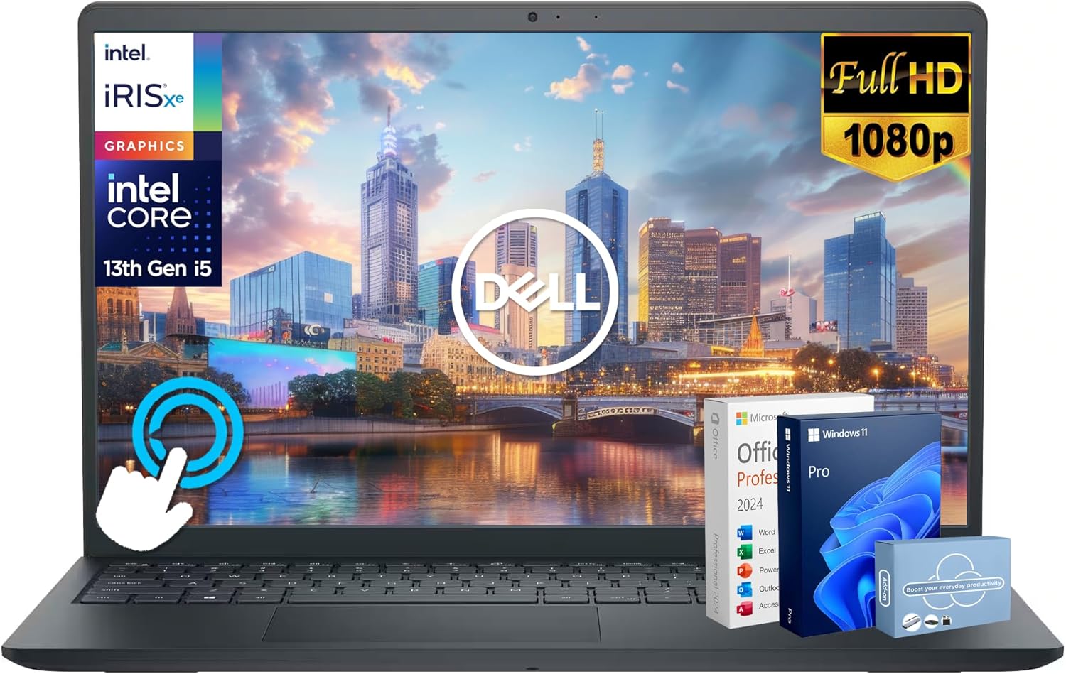 Dell Inspiron 15 Touchscreen Laptop for 2025-2026 Business Student Home  AI Computer  15.6