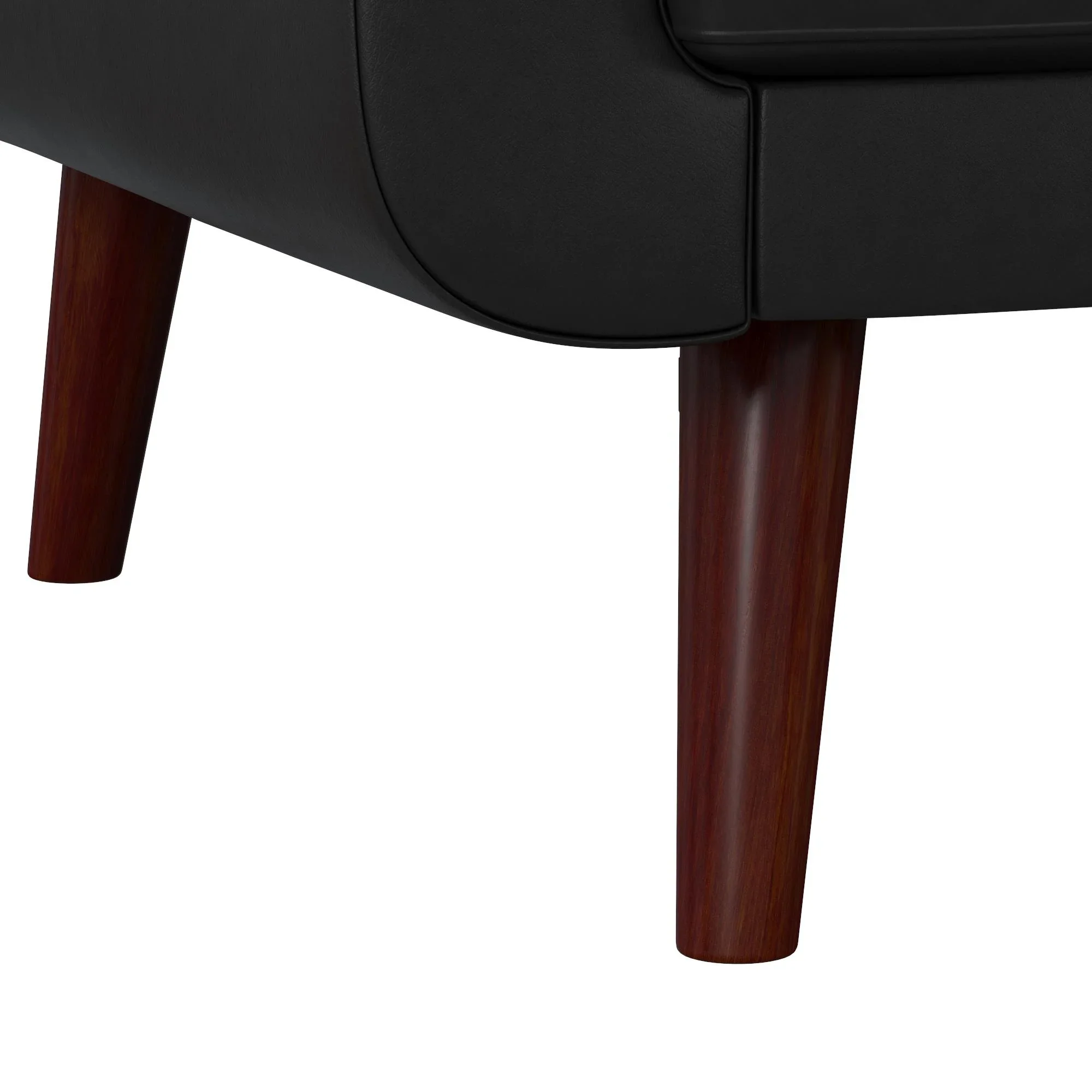 Better Homes & Gardens Nola Modern Futon, Camel Faux Leather