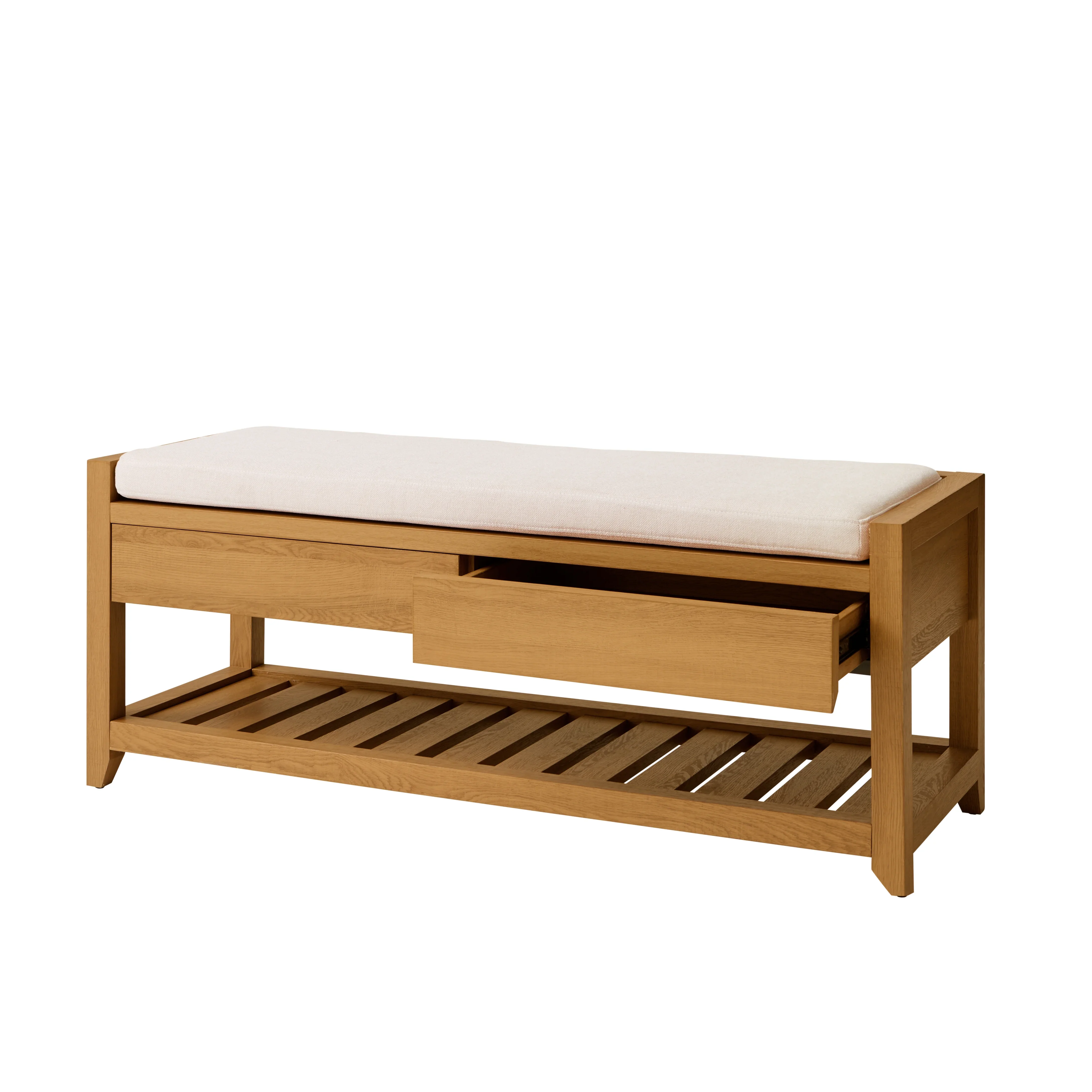 Better Homes & Gardens Reading 45 Bench, Walnut Finish