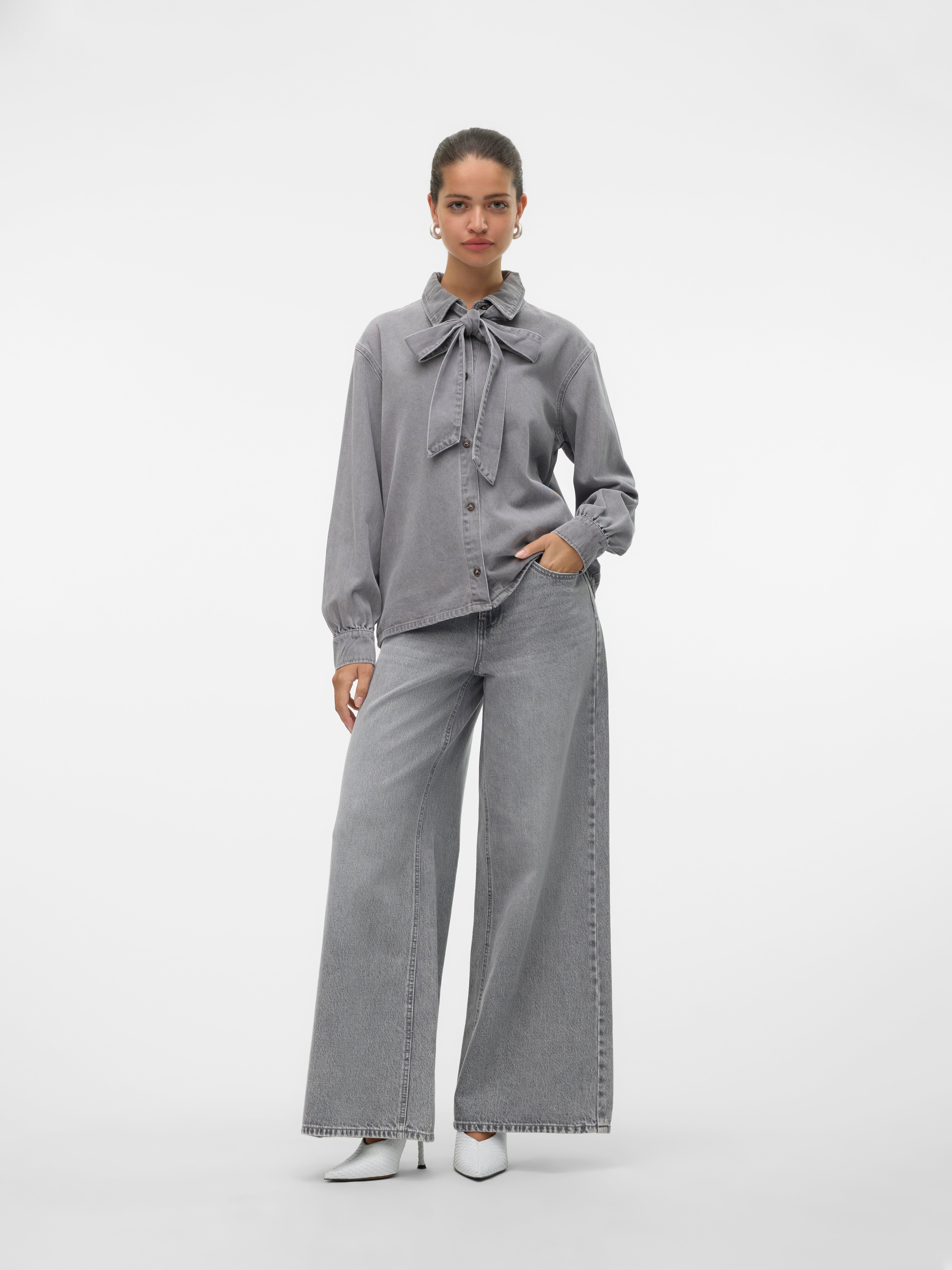 VERO MODA® VMANNET Mid waist Wide Leg Fit Jeans