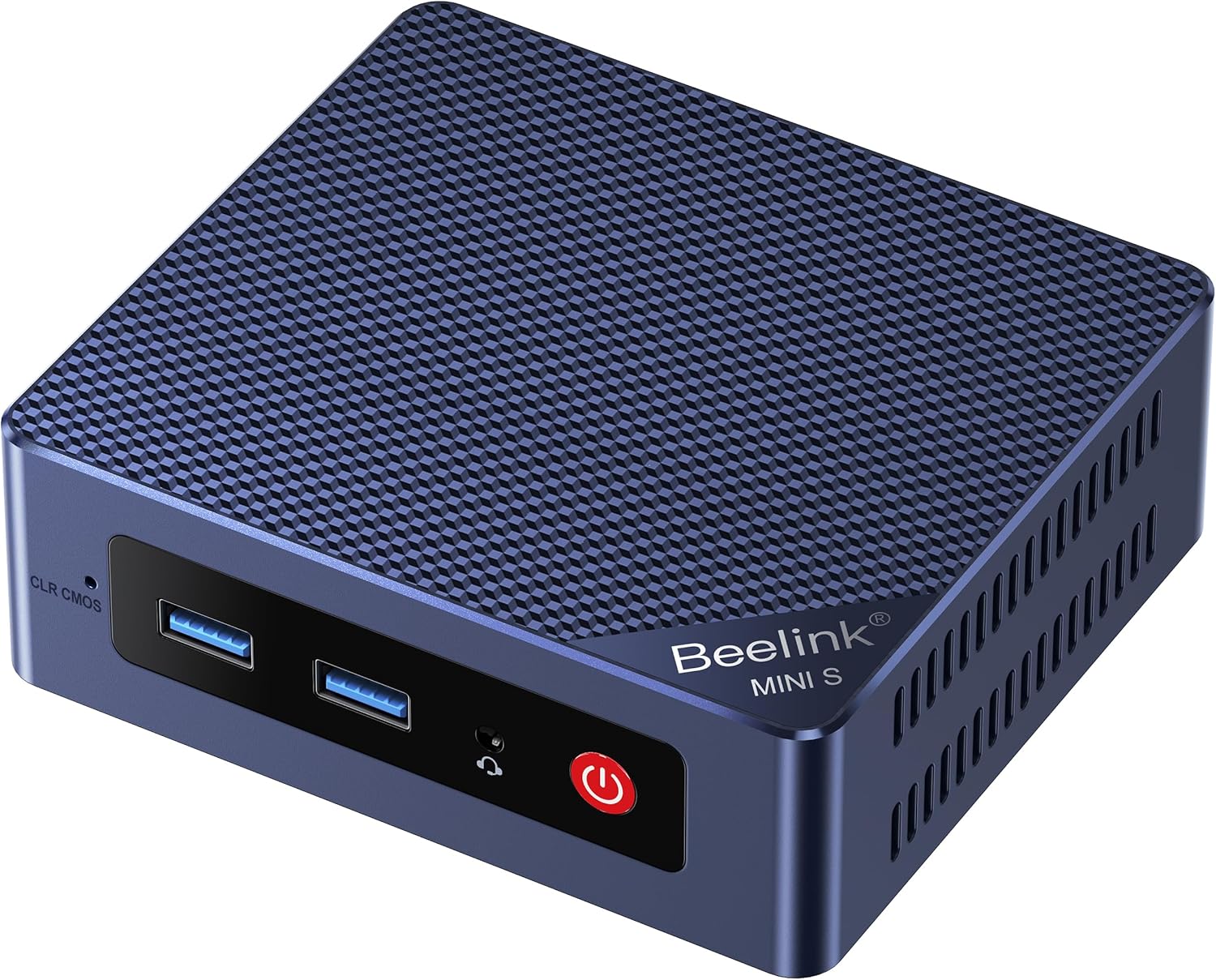 Beelink Mini PC Mini S12 N95 Intel Alder Lake-N95 (up to 3.4GHz) 12GB LPDDR5 500GB SATA3 SSD Mini Desktop Computer  Support 4K@60Hz Dual HDMI Display  2.5G LAN/USB3.2/Low-Power Home/Office Micro PC