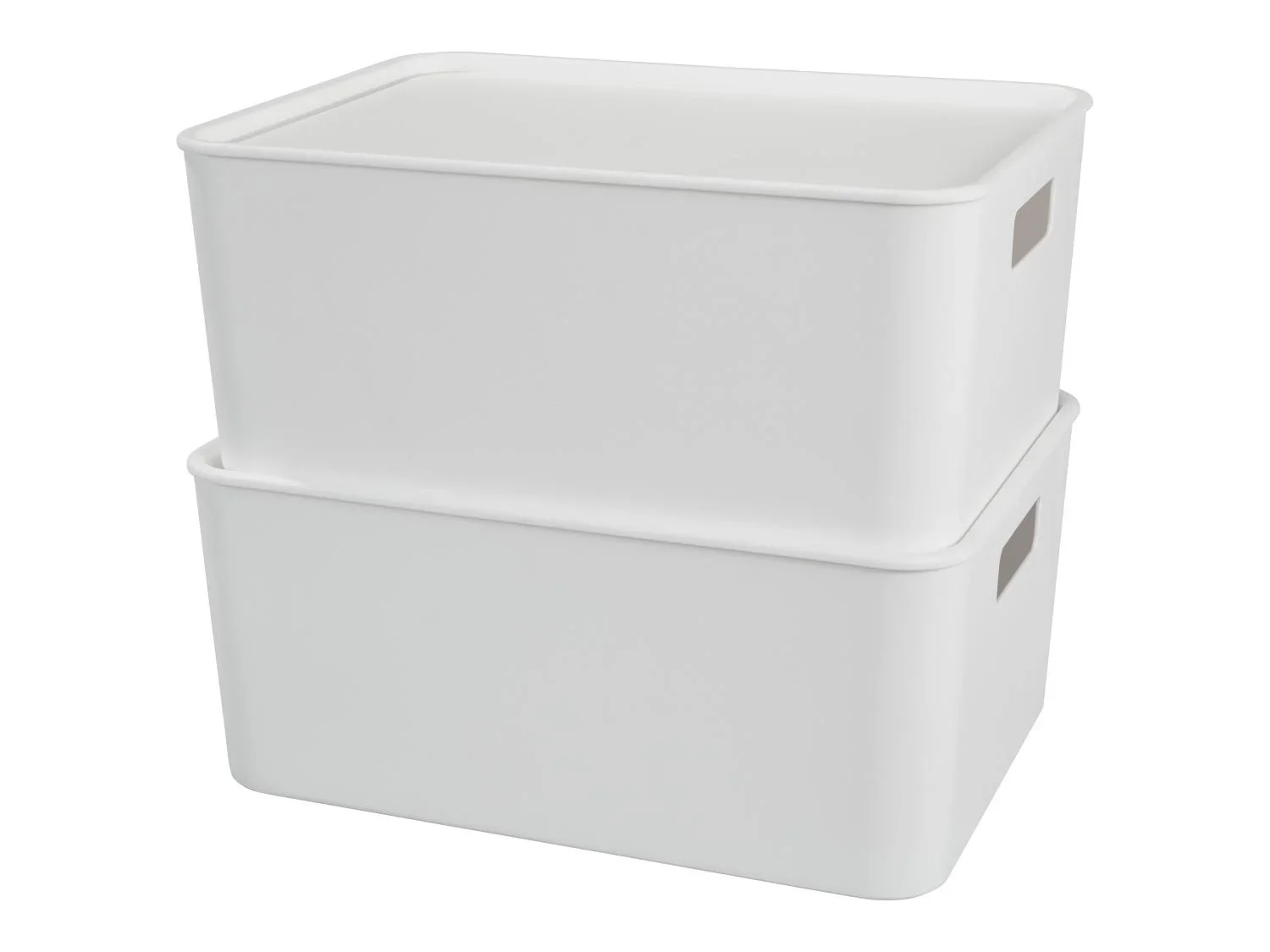 Lot de 2 botes avec couvercles Premium