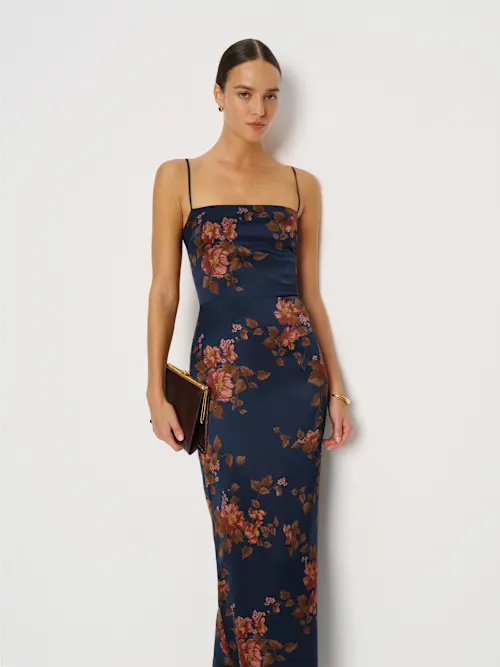 Frankie Silk Dress-Lyric