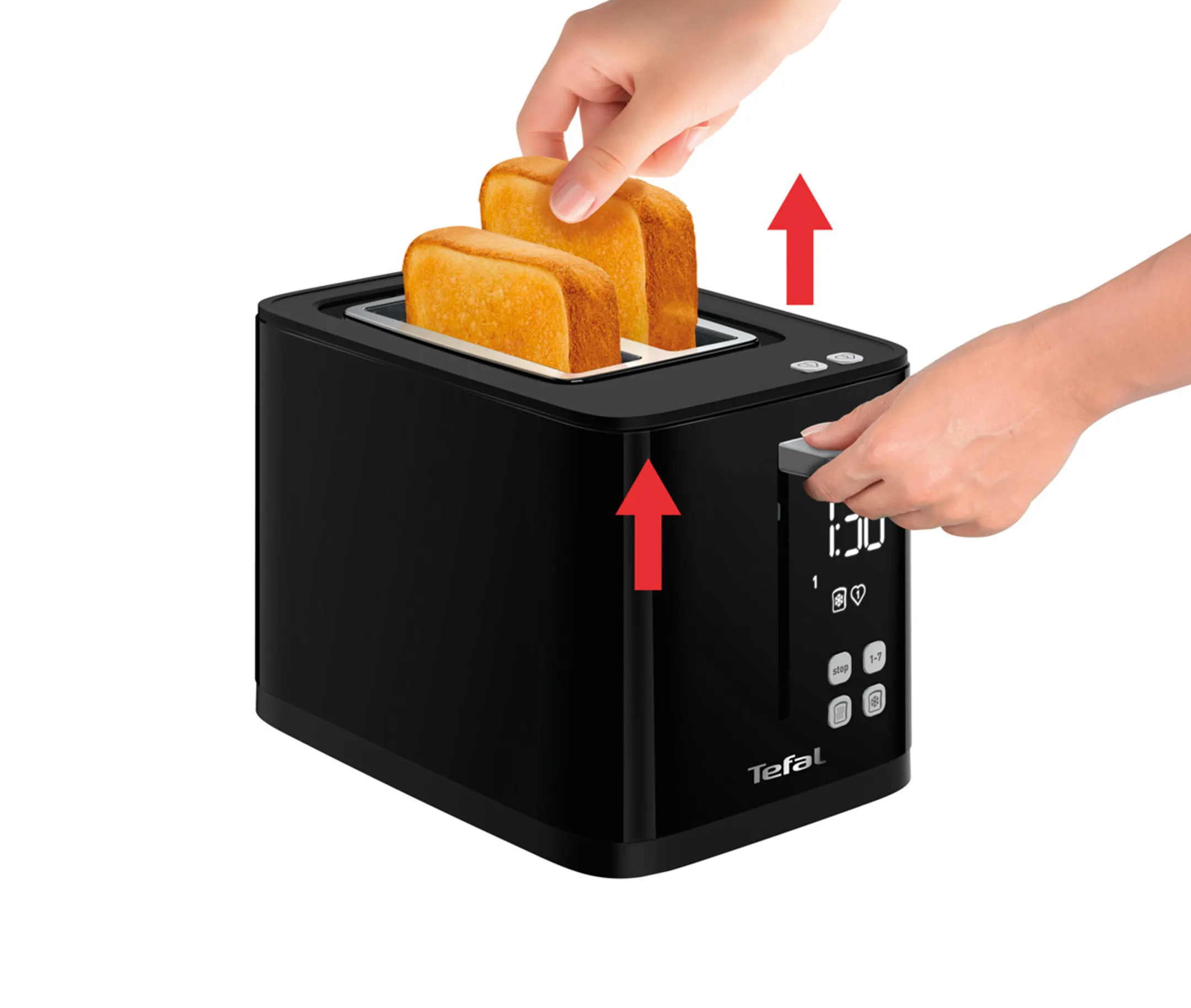 Tefal Broodrooster Touch'N Light TT640810