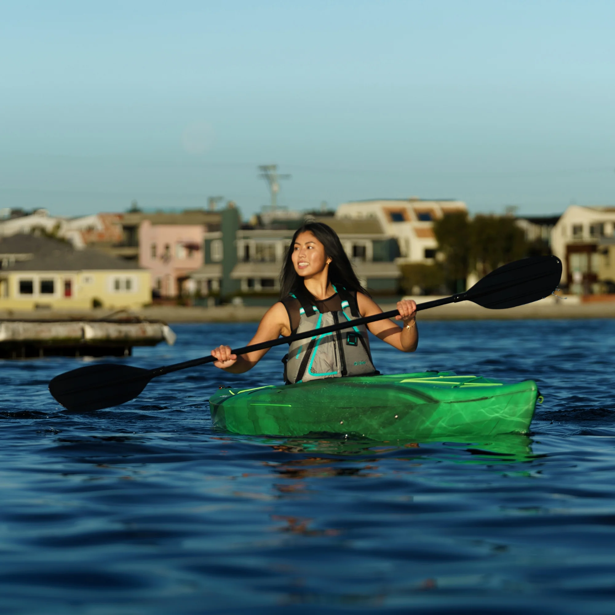 Lifetime Guster 10 Sit - Inside Kayak - Lime Green (90527)