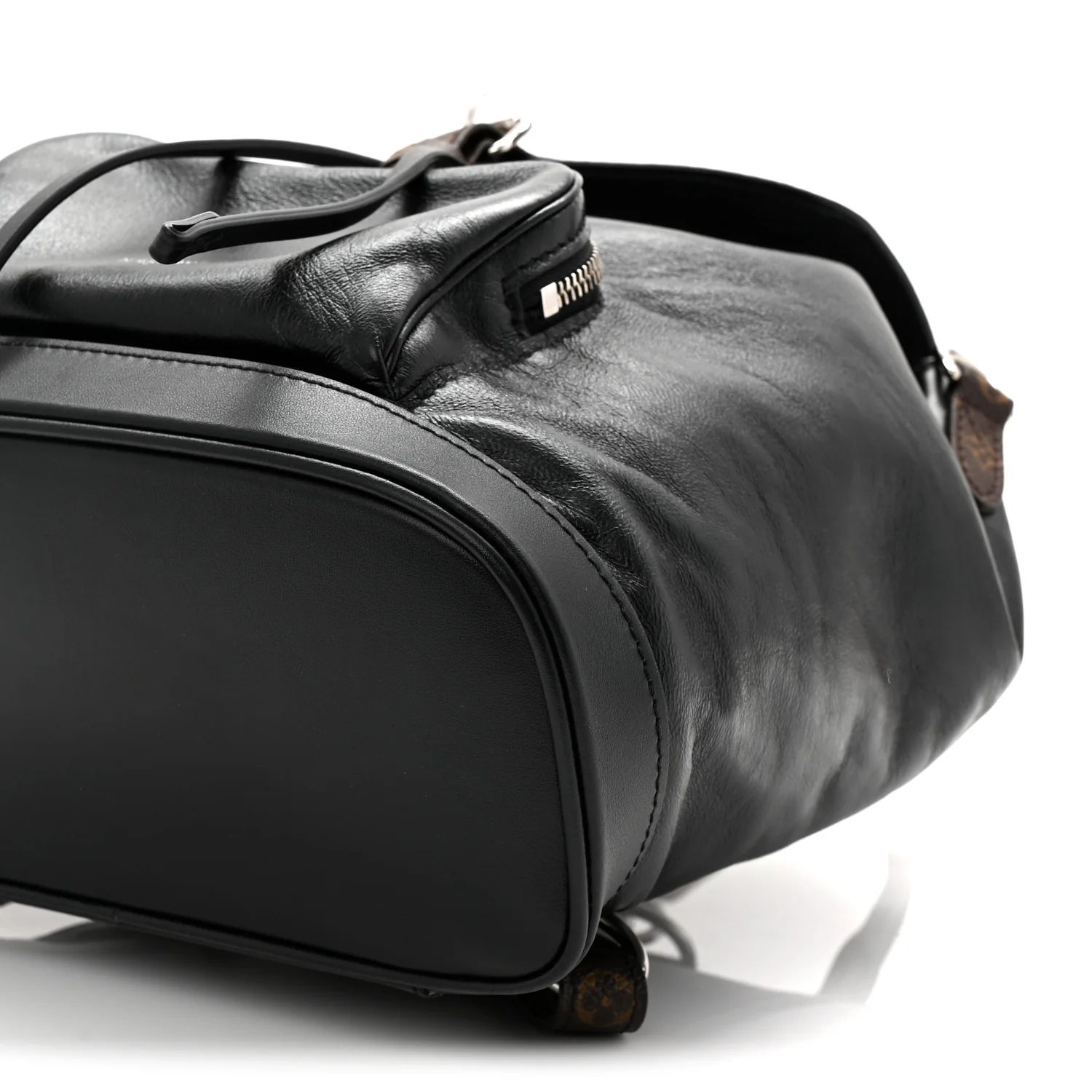 Lambskin Monogram Montsouris Vibe PM Black