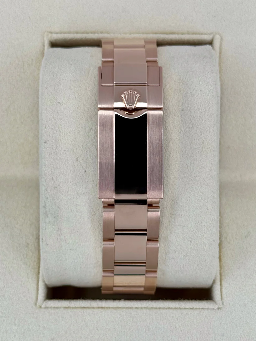 [Super Clone]RLX GMT-Master II 40mm Root Beer Black Dial Oyster Bracelet 18k Rose Gold Watch 126715chnr-0001
