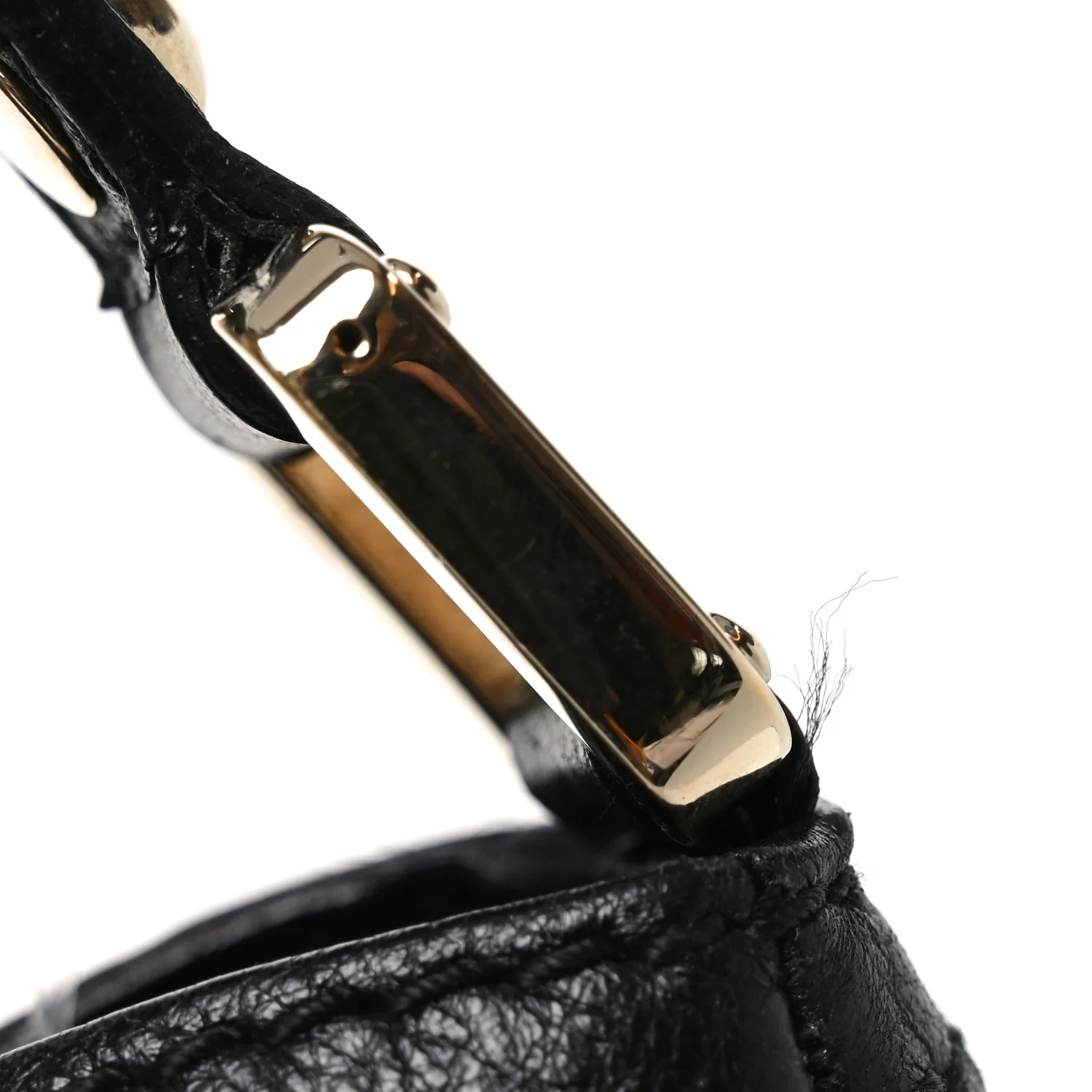 Monogram Large New Ladies Web Hobo Black