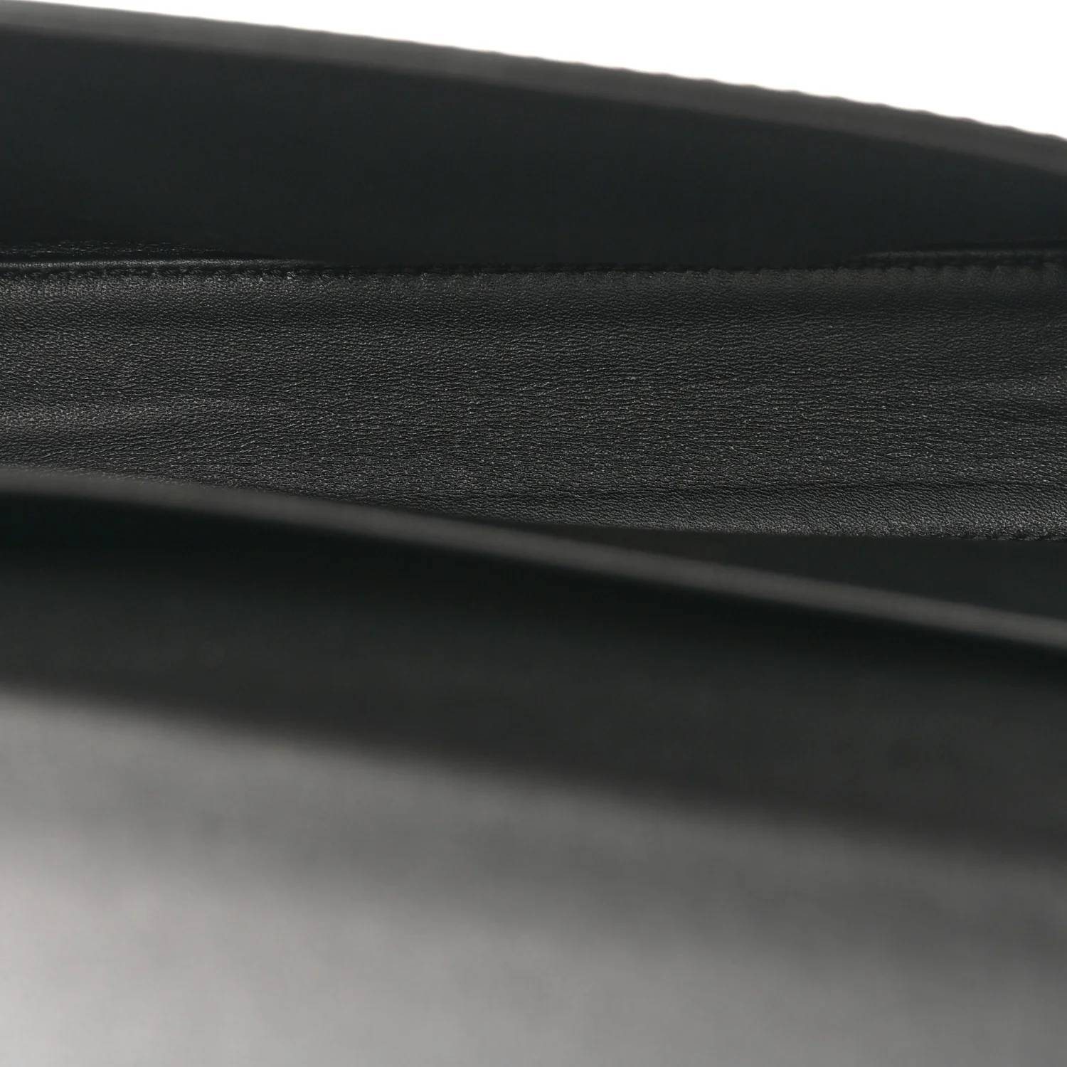 Shiny Calfskin Triomphe Chain Shoulder Bag Black