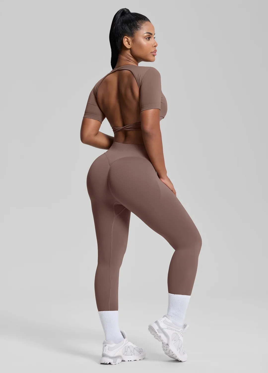 SculptMe High Waisted Butt Lifting Tummy Control Shaping Training Leggings