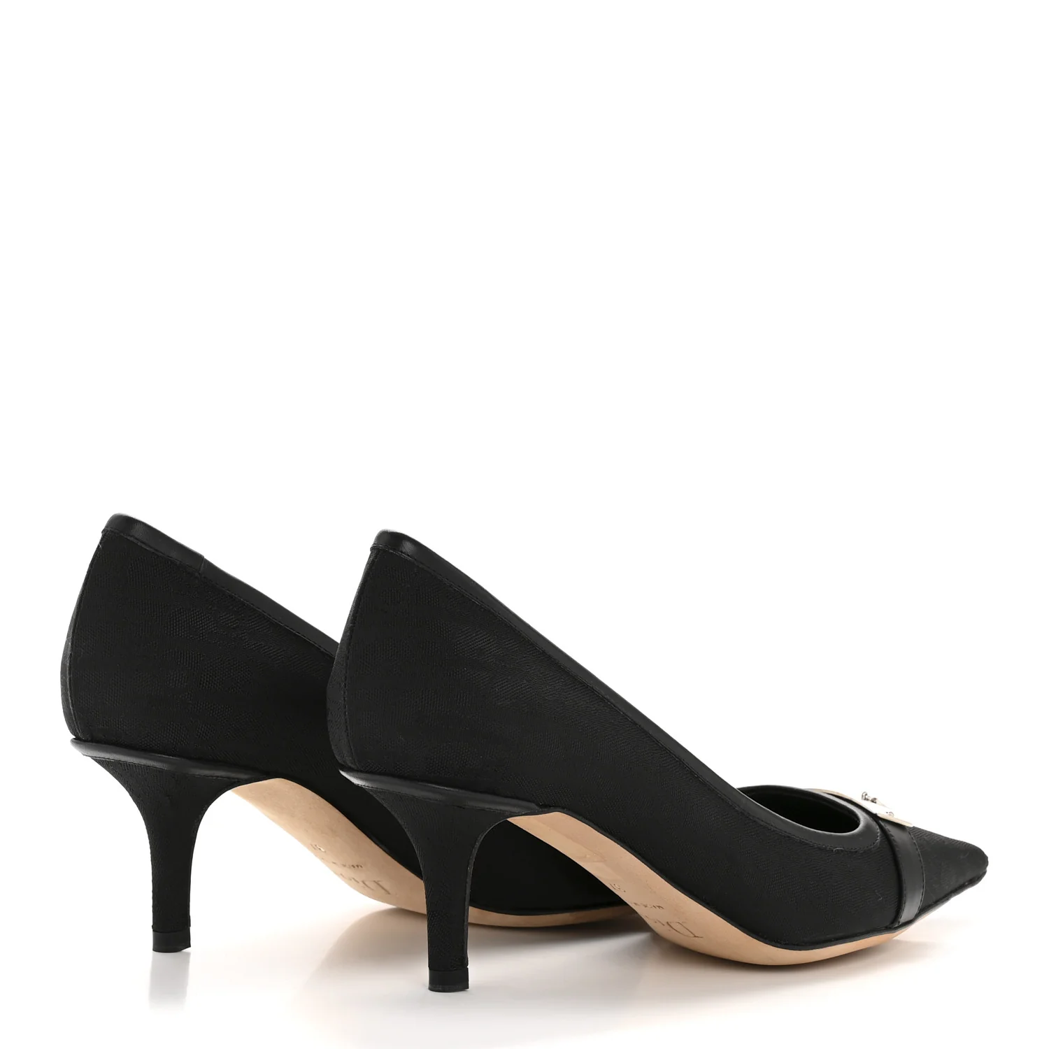 Oblique Canvas Street Chic Pumps 37 Black