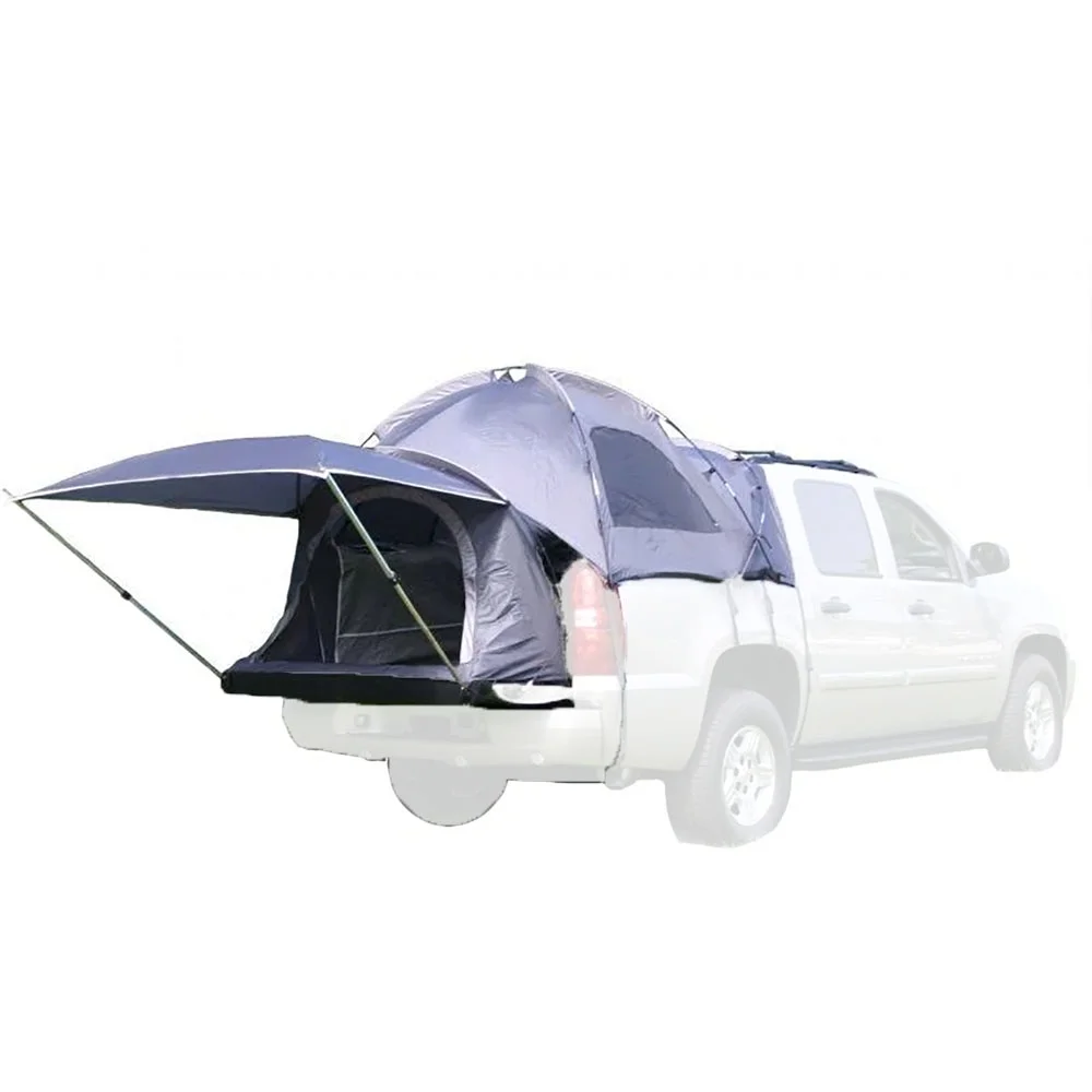 Sportz Avalanche Pickup Truck Bed 2 Person Camping Tent with Awning, Gray Fits select: 2002-2013 CHEVROLET AVALANCHE, 2002-2013 CADILLAC ESCALADE - Image 2