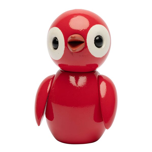 Spring Birds trefigur 6,5 cm remarkable red