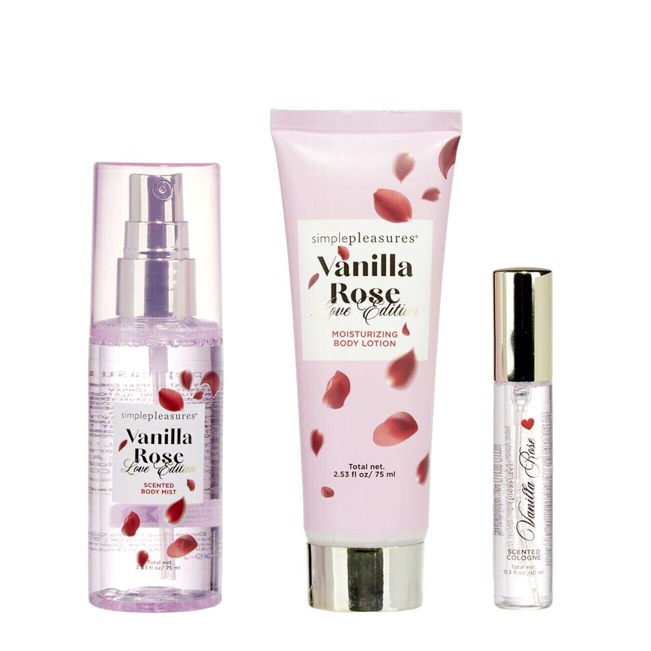 Coffret coeur lotion avec brume 75ml et parfum 10ml