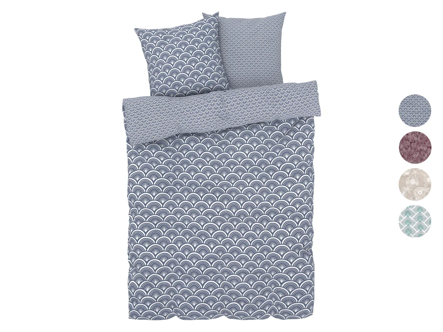 LIVARNO home Linge de lit en satin rversible, 240 x 220 cm
