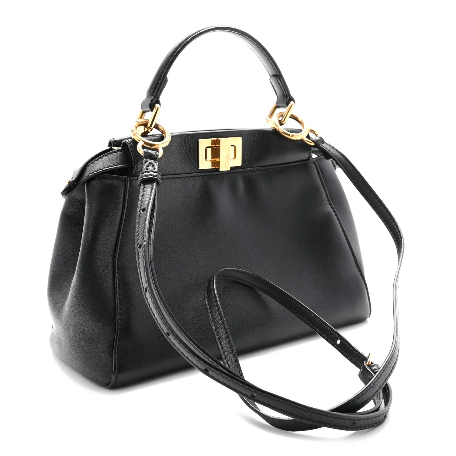 Nappa Mini Peekaboo Iconic Satchel Black