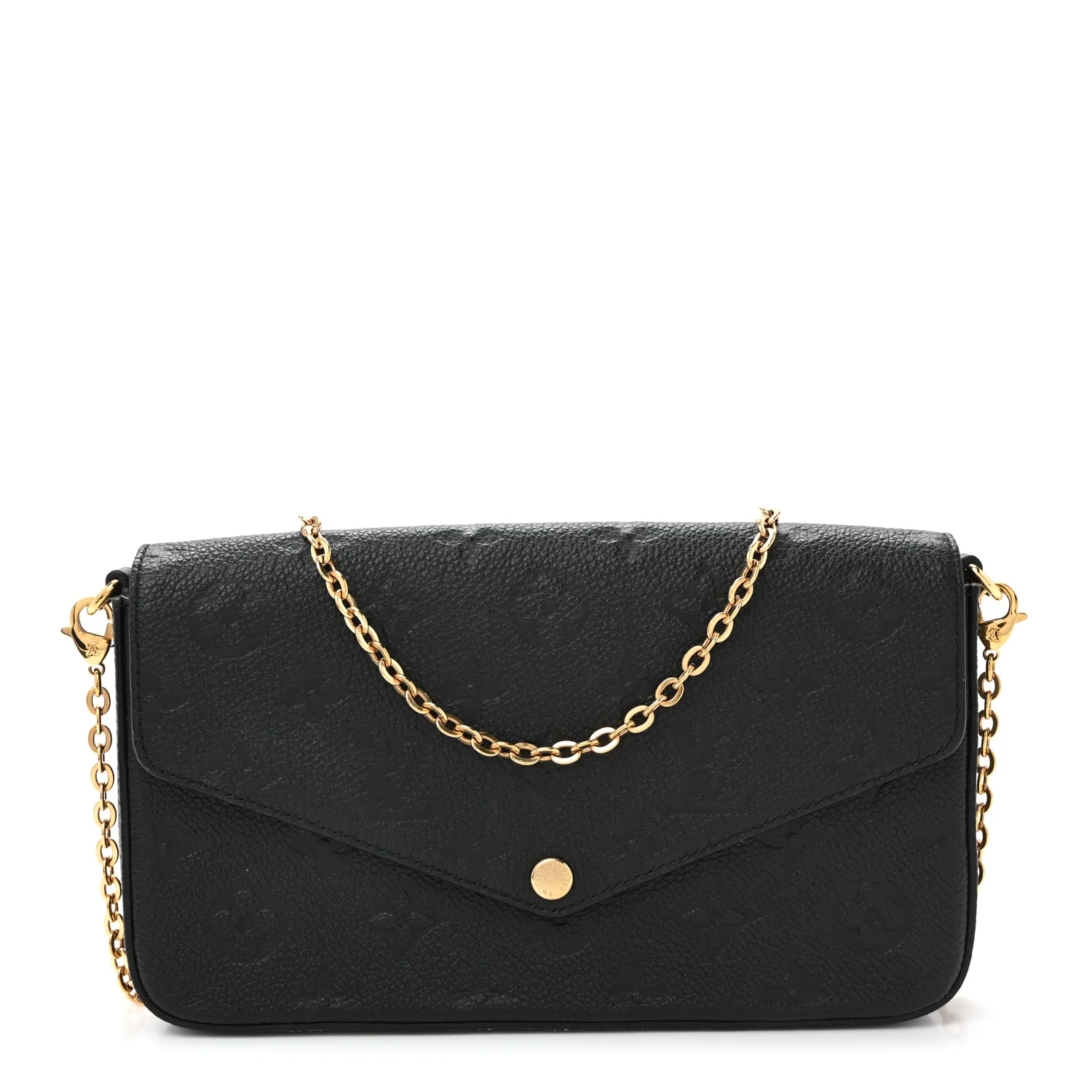 Empreinte Pochette Felicie Chain Wallet Black