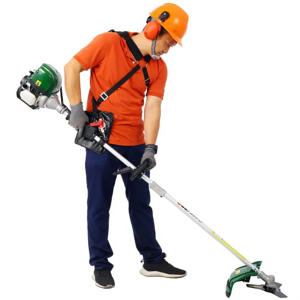 9 in 1 Multi-Functional Trimming Tool, 38CC 4 stroke Garden Tool System with Gas Pole Saw, Hedge Trimmer, Grass Trimmer and Brush Cutter, EPA Compliant