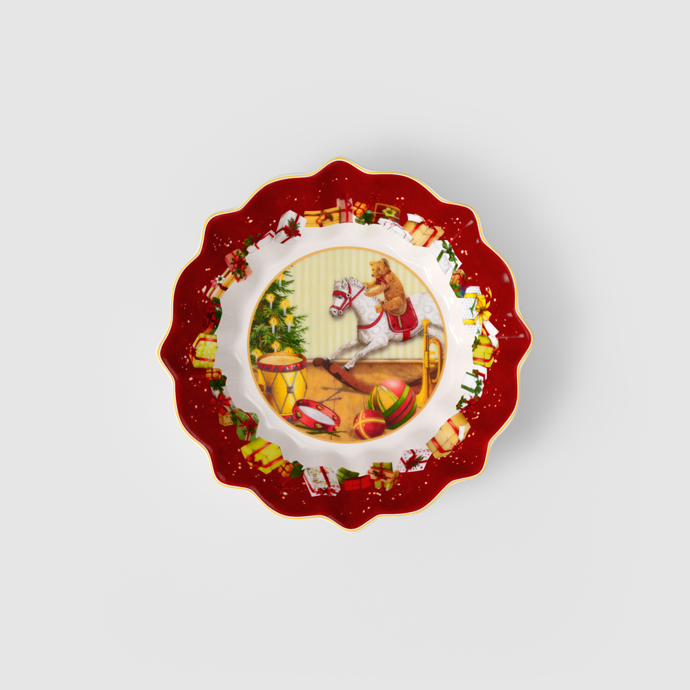 Toy's Fantasy Bowl - Multi-colored, 6.1 oz, Premium Porcelain