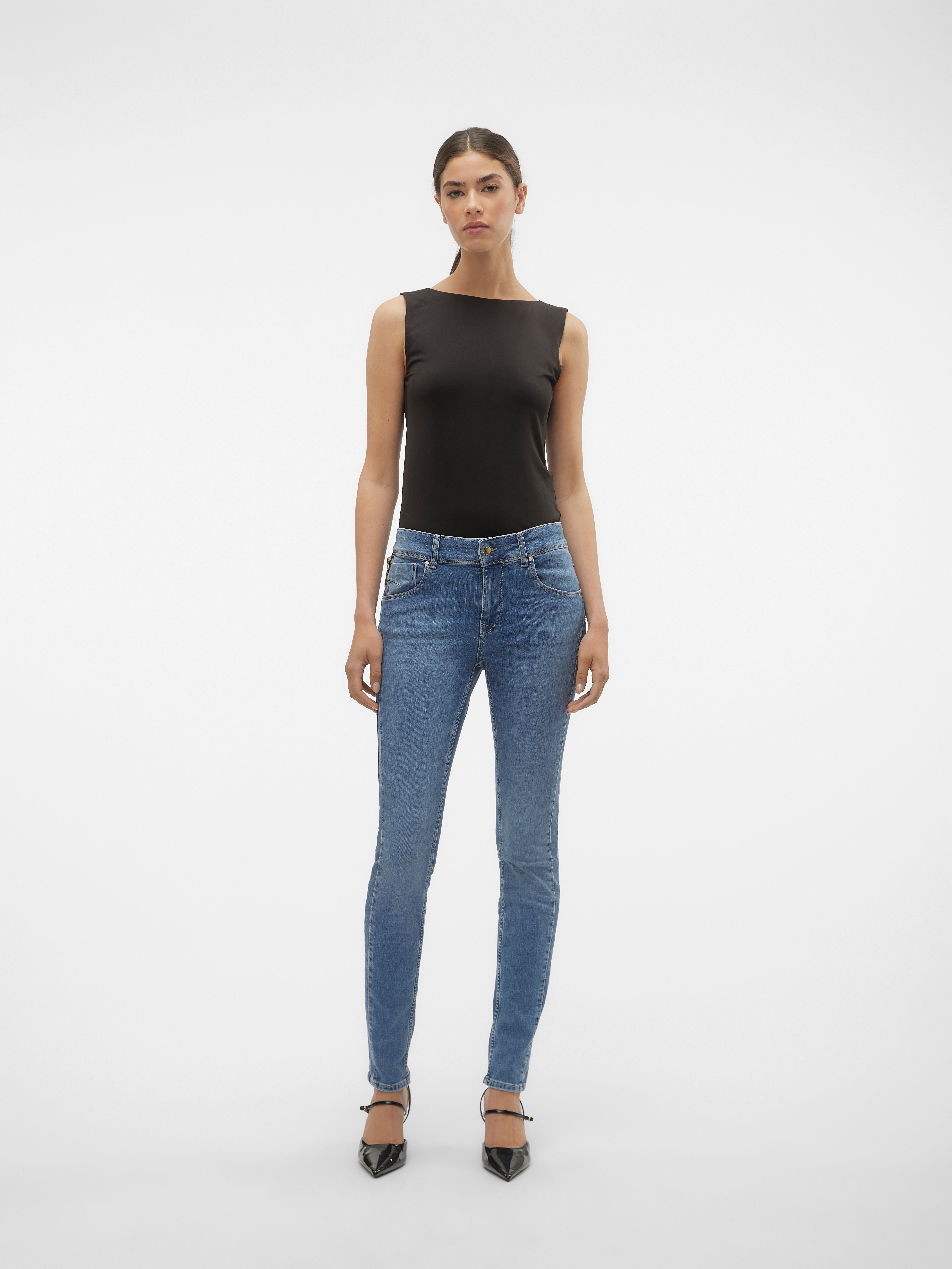 VERO MODA® VMEMPOWER Mid rise Skinny Fit Jeans