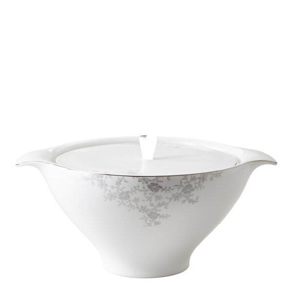Angelina Platinum lokk til terrin 23 cm hvit