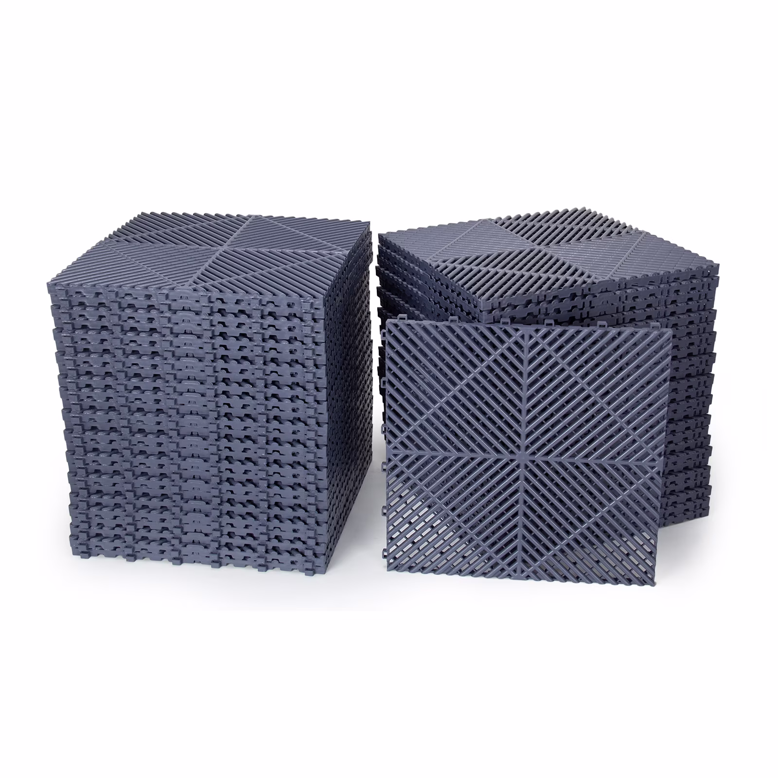 Garage Floor Tiles Interlocking 15.75x15.75 in 50pcs Garage Flooring Tiles Black(Black 50Pcs) - Image 6