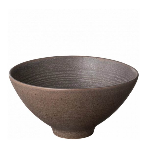 Kumi skål L 17 cm mørk brun